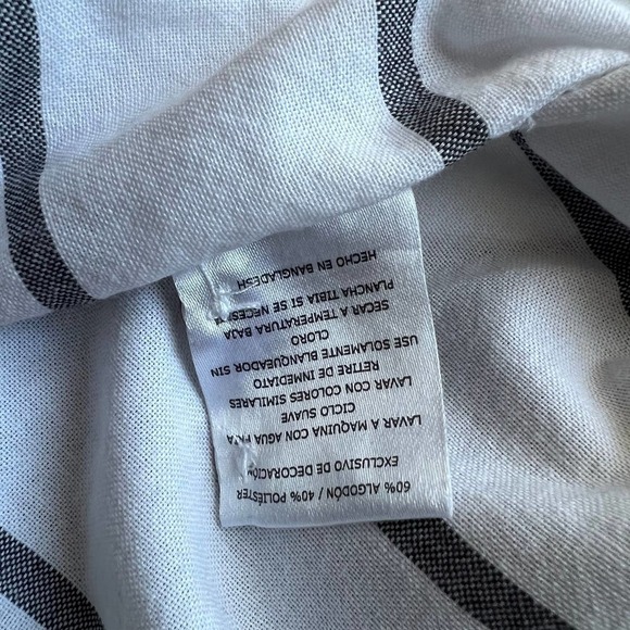 Levi's Botton Down Short Sleeve Medium White/Gray - Picture 8 of 8